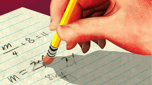 Students coping with exam anxiety and the fear of making mistakes in school